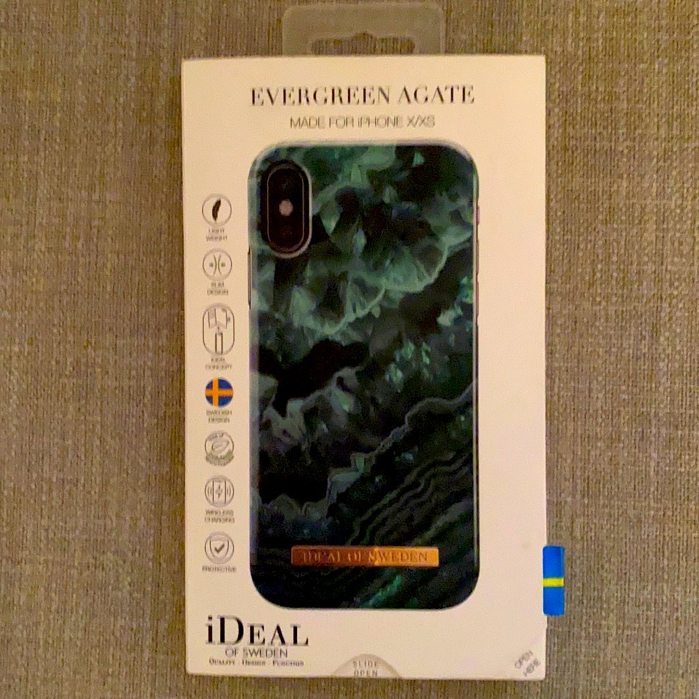 iPhone X/XS Marble Green Case